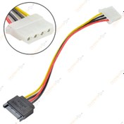 Resim WOZLO Sata Erkek To 4 Pin Molex Ide Çevirici-dönüştürücü Kablo - 20cm 