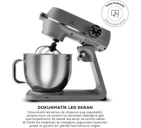 Resim Karaca 1800W Yüksek Güç Ile Kıyma Çek Çırp, Karıştır ve Hamur Yoğur Döküm Gövdeli Mutfak Şefi & Sucuk ve Kıyma Makinesi 
