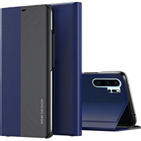 Resim Eabhulie Huawei P30 Pro İçin İnce Flip Deri Manyetik Kılıf Lacivert (Yurt Dışından) 