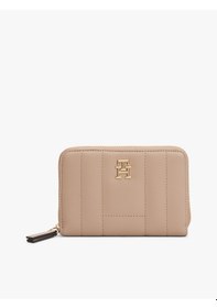Resim Tommy Hilfiger Th Femınıne Med Za Kadın Bej Cüzdan - Aw0aw17476 Bej 