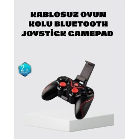 Resim Kablosuz Bluetooth Oyun Kolu Mobil Tv Pc Uyumlu Ergonomik Tasarım 