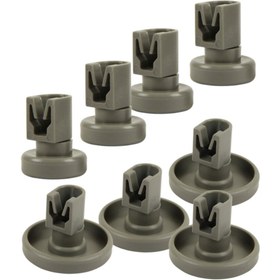 Resim Parmis Aeg F45000W0 Bulaşık Makinesi Alt - Üst Sepet Tekerleği 8 Li Set ST0006-1 