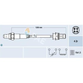 Resim Fae 15400417 LAMBDA SENSÖRÜ BMW E36 M.BENZ 202 208 93- FAE-77276Uyumlu 