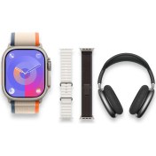 Resim Bubitechh Hk 10 Ultra 3 Max Akıllı Saat 49M 3 Kordon Kulaklık Hediyeli 