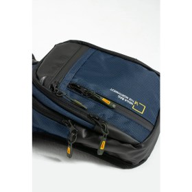 Resim Kasva Deri Impertex Suya Dayanıklı Kumaş Bacak Çantası, Motorsiklet Kuryelere Uygun Bel Bacak Çantası 