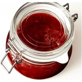 Resim Sızdırmaz Kapak Cam Kavanoz 0.5 Lt İkea Contalı Saklama Kavanozu 