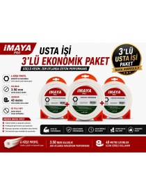 Resim İmaya IMX22365 Tırpan Misinası 3X50X40MT 6 Köşe | Usta Işi 3'lü Ekonomik Paket 