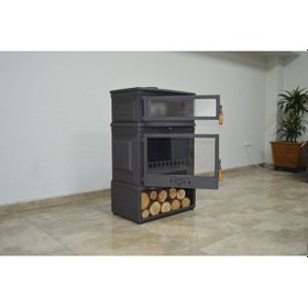 Resim Clasik Dik Fırınlı Style Fs044st Döküm Soba Şömine 