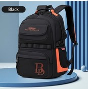 Resim Chuangyinshop Geniş Kapasiteli Siyah Okul Sırt Çantası Hafif Laptop Çantası Genişleyen Bölmeli Dayanıklı - Siyah 