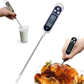 Resim Derwell Yeni 2025 TP-300 LCD Dijital Mutfak Termometre Probe Gıda Et Barbekü Pişirme Sıcaklık Ölçme Cihazı 