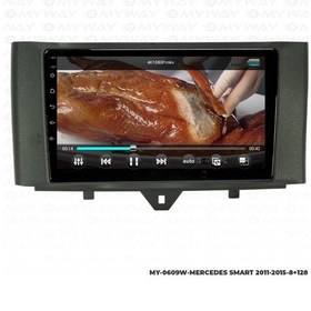 Resim Myway Mercedes Smart Android 12 Multimedya Carplay 4gb RAM+64GB HDD 2011-2015 Navigasyon Ekran 