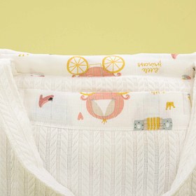 Resim Bebek Bakım Çantası - Beyaz Örgü - Sindirella 