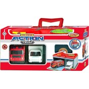 Resim Express Wheels Metal Araçlı Çantalı Itfaiye Seti 