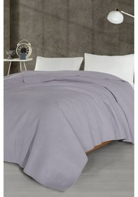 Resim Elart Pandora Çok Amaçlı Yatak Örtüsü Çift Kişilik 200x220 Cm Gri Gri 