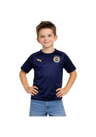 Resim Fenerbahçe A Takım Futbolcu Lacivert Antrenman Çocuk T-shirt Lacivert. 