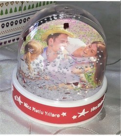 Resim Kar Küresi Nice Mutlu Yıllara 