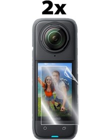 Resim Insta360 X4 360 Action Kamera İle Uyumlu Ipg Hydrogel Ekran Koruyucu 2 Adet 