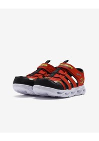 Resim Skechers Thermo-splash - Hydro-flare Büyük Erkek Çocuk Kırmızı Işıklı Sandalet 400613l Rdbk Kırmızı 