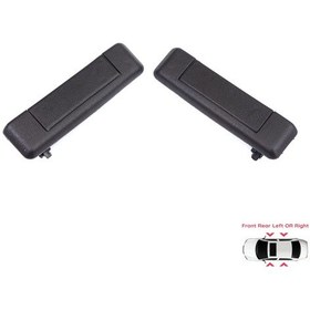 Resim Renault 19 Super 5 İçin Ön Veya Arka Kapı Dış Açma Kolu Siyah 