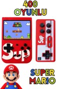 Resim 10numara Nostalji Oyunlu Mini Atari Gameboy & Gamebox Oyun Konsolu Siyah Gameboy 400 Oyunlu 