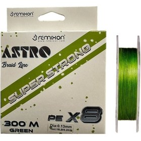 Resim Remixon Astro 8x 0.13mm 300m Green İp Misina 