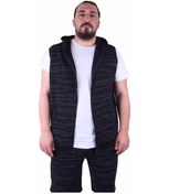 Resim Mocgrande Büyük Beden Unisex Yelek 23600 Sıyah 