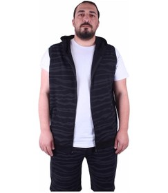 Resim Mocgrande Büyük Beden Unisex Yelek 23600 Sıyah 