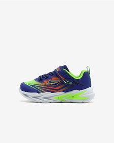 Resim Skechers Flexglow Ultra Küçük Erkek Çocuk Mavi Işıklı Spor Ayakkabı 400139n Blmt Mavi 