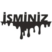 Resim GMWAX Isim Yazı Oto Özel Yeni Sticker 15*8 cm 