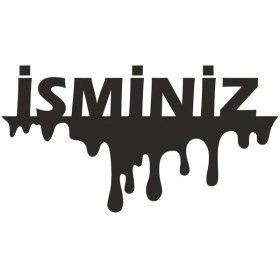 Resim GMWAX Isim Yazı Oto Özel Yeni Sticker 15*8 cm 