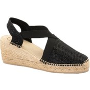 Resim Tonı Pons Trıton Triton Espadril Sandalet Siyah Black 