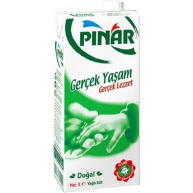 Resim Pınar Tam Yağlı Kutu Süt 1 lt 12'li 