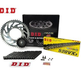 Resim Zincir Dişli Seti Honda Cb F 500cc Zincir: Dıd-520vx3 Çelik-112 Ön Dişli: Jt 15t Arka Dişli: Sunstar 41t 2013-2019 