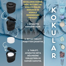 Resim Siyah Portakal Üçgen Nem Alıcı Aparat Rutubet ve Koku Giderici 500 gr 