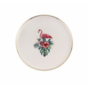 Resim Porland Exotic Desen4 Düz Tabak 21cm 04ALM002897 