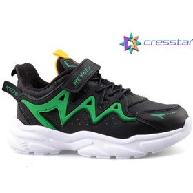 Resim Cresstar Reyber 05 Filet Cilt Siyah/yeşil Spor Ayakkabı 