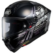 Resim Shoeı X-Spırıt Pro Cross Logo Tc-5 Kapalı Kask Siyah 