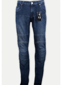 Resim Thorr Thunder Motosiklet Korumalı Kot Pantolonu Blue Jeans 