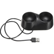 Resim Vr Denetleyici Şarj Cihazı Çift Usb Dock Oyun Ps4 Psvr Hareket Aracı İçin Şarj İstasyonu Standı 