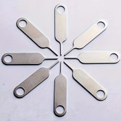 Resim 50 adet Yüksek Kaliteli Cep Telefonu Kartı Çıkarma İğnesi Uzatılmış Çıkarma Ucu Tüm Cep Telefonları İçin Uygun Evrensel Çıkarma Ucu Taşınabilir SIM Evrensel Cep Telefonu Kartı Çıkarma İğnesi Çoklu Uç Seti 