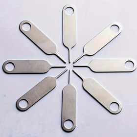 Resim 50 adet Yüksek Kaliteli Cep Telefonu Kartı Çıkarma İğnesi Uzatılmış Çıkarma Ucu Tüm Cep Telefonları İçin Uygun Evrensel Çıkarma Ucu Taşınabilir SIM Evrensel Cep Telefonu Kartı Çıkarma İğnesi Çoklu Uç Seti 