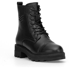 Resim Voyager 8892 Kadın Hakiki Deri Klasik Bot Siyah Siyah 