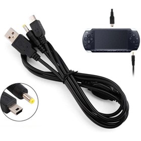 Resim PSP Şarj ve Data Kablosu PSP 1000 2000 3000 E1004 Uyumlu PSP USB Kablo 
