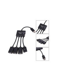 Resim Type C Usb 3.1 Usb 4 In 1 Otg ve Şarj Kablosu Type C Usb 2.0 Otg 