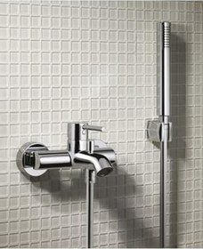 Resim VitrA Suit A45543 1F El Duşu Takımı, Krom 