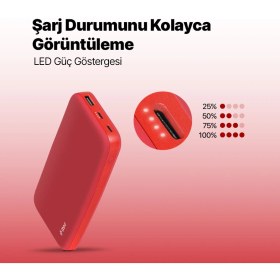 Resim Ttec Chargeup 10.000MAH Taşınabilir Şarj Aleti Powerbank 