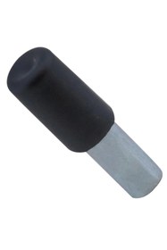 Resim Taşkın Aksesuar Metal Başlı Raf Pimi Plastik Uçlu Siyah 5mm (100 Adet) Mobilya Dolap Vitrin Tutucu 