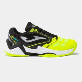 Resim T.Set 2301 Black Lemon Fluor Erkek Tenis Ayakkabı TSETS2301T 