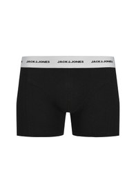 Resim Jack & Jones Jack&jones Tom Bamboo 3'lü Paket Erkek Siyah İç Çamaşır Siyah 