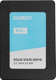Resim Everest ES512A 2.5" 512 GB 550/460 MB 3D NAND Flash SATA 3 SSD 